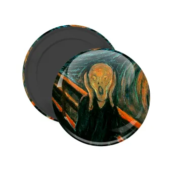 The Scream, Μαγνητάκι ψυγείου στρογγυλό διάστασης 5cm