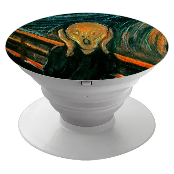 The Scream, Phone Holders Stand  Λευκό Βάση Στήριξης Κινητού στο Χέρι