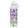 1L Stainless Steel Thermal Bottle with Phone Holder & Double Wall Insulation