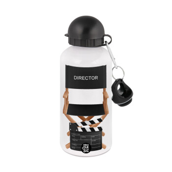 Director, Metal water bottle, White, aluminum 500ml