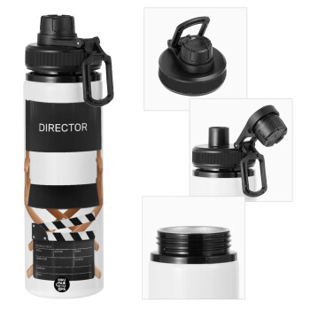Director, Metal water bottle with safety cap, aluminum 850ml
