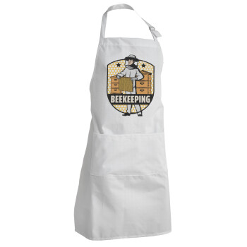 Beekeeping, Adult Chef Apron (with sliders and 2 pockets)