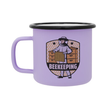 Beekeeping, Κούπα Μεταλλική εμαγιέ ΜΑΤ Light Pastel Purple 360ml