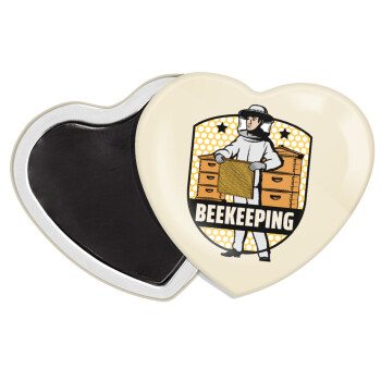 Beekeeping, Μαγνητάκι καρδιά (57x52mm)