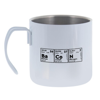 Chemical table your text, Mug Stainless steel double wall 400ml