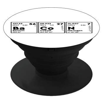 Chemical table your text, Phone Holders Stand  Black Hand-held Mobile Phone Holder