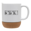 Ceramic coffee mug Cork (MAT), 330ml