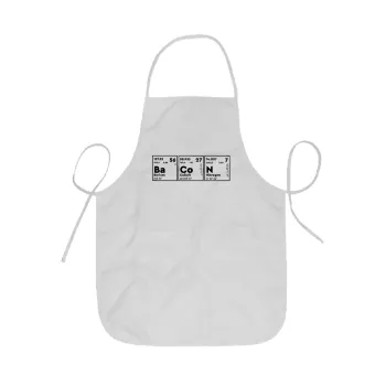 Χημικά στοιχεία το όνομα σου, Ποδιά Σεφ ολόσωμη κοντή  Παιδική (44x62cm)