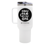 Mega Tumbler με καπάκι ανοξείδωτη θερμό (1,2L)