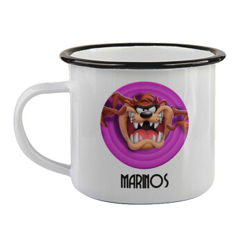 Taz, Κούπα εμαγιέ με μαύρο χείλος 360ml