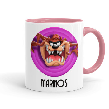 Taz, Mug colored pink, ceramic, 330ml