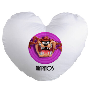 Taz, Μαξιλάρι καναπέ καρδιά 40x40cm περιέχεται το  γέμισμα