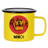 Metallic enamel MATT Yellow cup 360ml