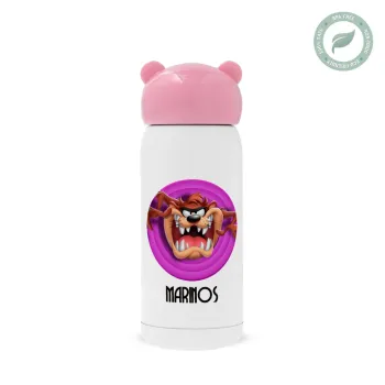 Taz, Ροζ ανοξείδωτο παγούρι θερμό (Stainless steel), 320ml