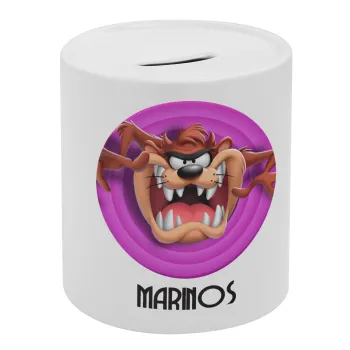 Taz, Κουμπαράς πορσελάνης με τάπα