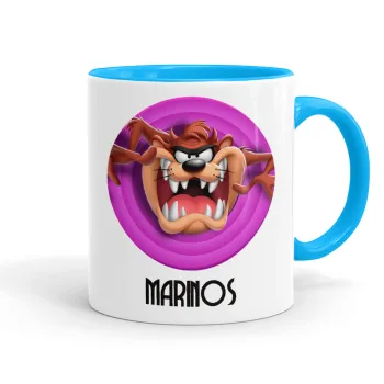 Taz, Mug colored light blue, ceramic, 330ml