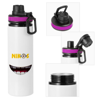 The minions, Metallic water bottle with safety lid, 850ml aluminum