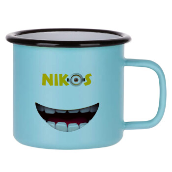 The minions, Κούπα Μεταλλική εμαγιέ ΜΑΤ σιέλ 360ml