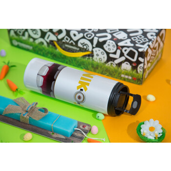 The minions, Easter candle,Travel Tumbler 2 Lids, with metal straw & cleaning brush & aromatic flat candle (30cm) (BLUE)