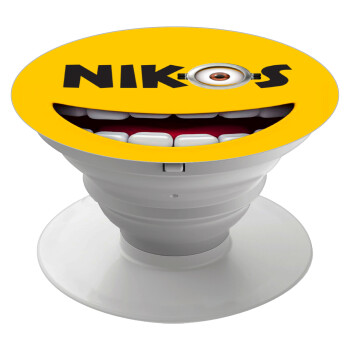 The minions, Phone Holders Stand  White Hand-held Mobile Phone Holder