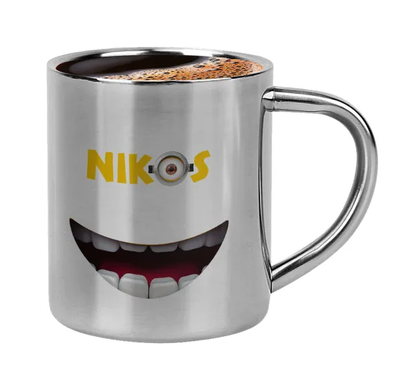 The minions — Double-wall metal cup for espresso (220ml)