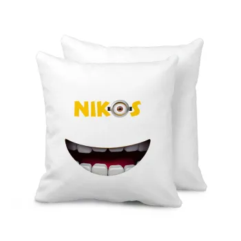 The minions, Μαξιλάρι καναπέ 40x40cm περιέχεται το  γέμισμα