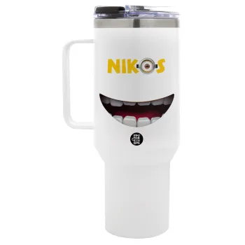 The minions, Mega Stainless steel Tumbler with lid, double wall 1,2L