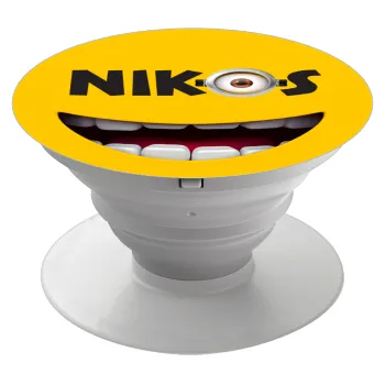 The minions, Phone Holders Stand  Λευκό Βάση Στήριξης Κινητού στο Χέρι