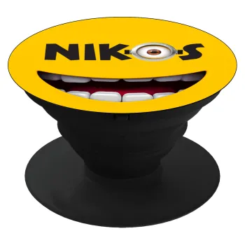The minions, Phone Holders Stand  Μαύρο Βάση Στήριξης Κινητού στο Χέρι