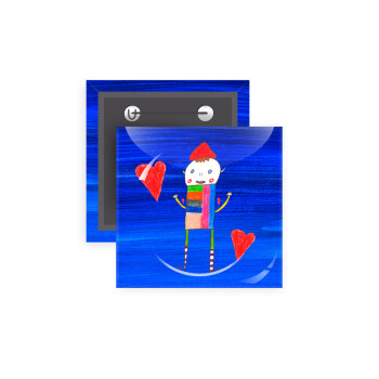 Ο Αλέξανδρος ζωγραφίζει την Αγάπη, Κονκάρδα παραμάνα τετράγωνη 5x5cm