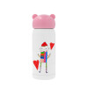 Pink stainless steel thermal flask, 320ml