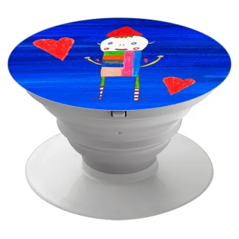 Ο Αλέξανδρος ζωγραφίζει την Αγάπη, Phone Holders Stand  Λευκό Βάση Στήριξης Κινητού στο Χέρι