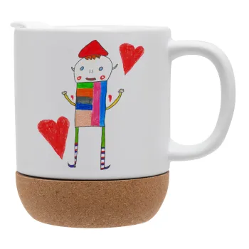 Ο Αλέξανδρος ζωγραφίζει την Αγάπη, Ceramic coffee mug Cork (MAT), 330ml