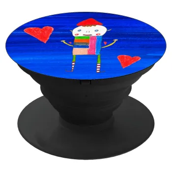 Ο Αλέξανδρος ζωγραφίζει την Αγάπη, Phone Holders Stand  Μαύρο Βάση Στήριξης Κινητού στο Χέρι