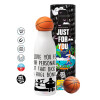 Bascetball Metal mug thermos, double wall, 550ml