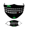 Space invaders, Μάσκα υφασμάτινη Ενηλίκων πολλαπλών στρώσεων με υποδοχή φίλτρου