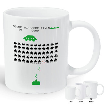 Space invaders, Κούπα Giga, κεραμική, 590ml