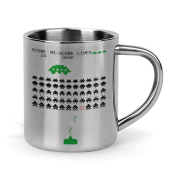 Space invaders, Mug Stainless steel double wall 300ml