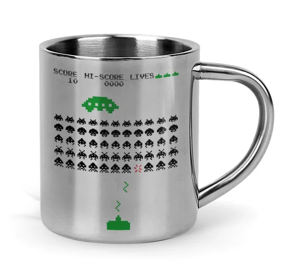 Space invaders — Mug Stainless steel double wall 300ml