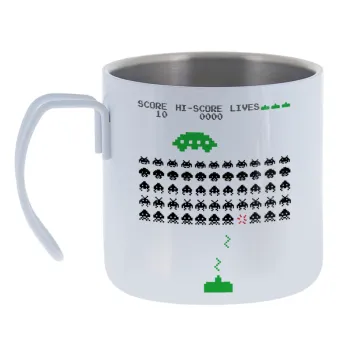 Space invaders — Κούπα Ανοξείδωτη διπλού τοιχώματος 400ml