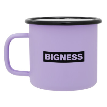 BIGNESS, Κούπα Μεταλλική εμαγιέ ΜΑΤ Light Pastel Purple 360ml
