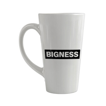 BIGNESS, Κούπα κωνική Latte Μεγάλη, κεραμική, 450ml