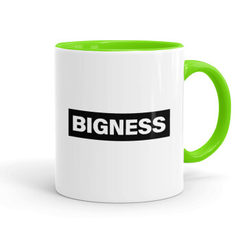 BIGNESS, Mug colored light green, ceramic, 330ml