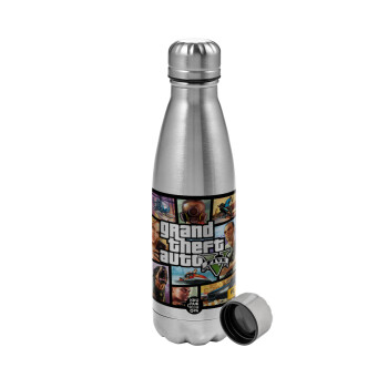 GTA V, Metallic water bottle, stainless steel, 750ml