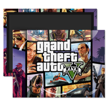 GTA V, Ορθογώνιο μαγνητάκι ψυγείου διάστασης 9x6cm