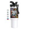 Mega Stainless steel Tumbler with lid, double wall 1,2L