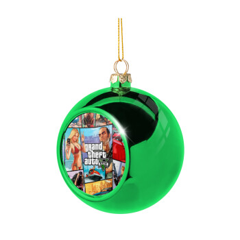 GTA V, Χριστουγεννιάτικη μπάλα δένδρου Πράσινη 8cm