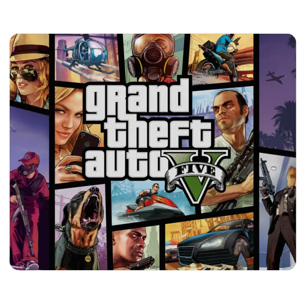 GTA V — Mousepad ορθογώνιο 23x19cm