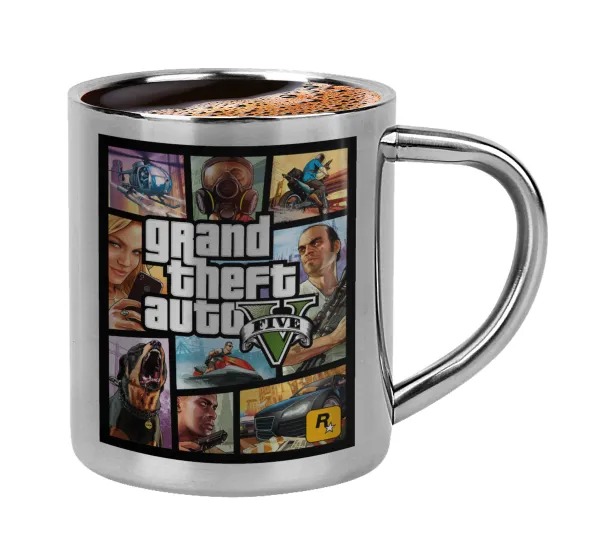 GTA V — Κουπάκι μεταλλικό διπλού τοιχώματος για espresso (220ml)