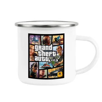 GTA V, Metallic enamel cup white 360ml
